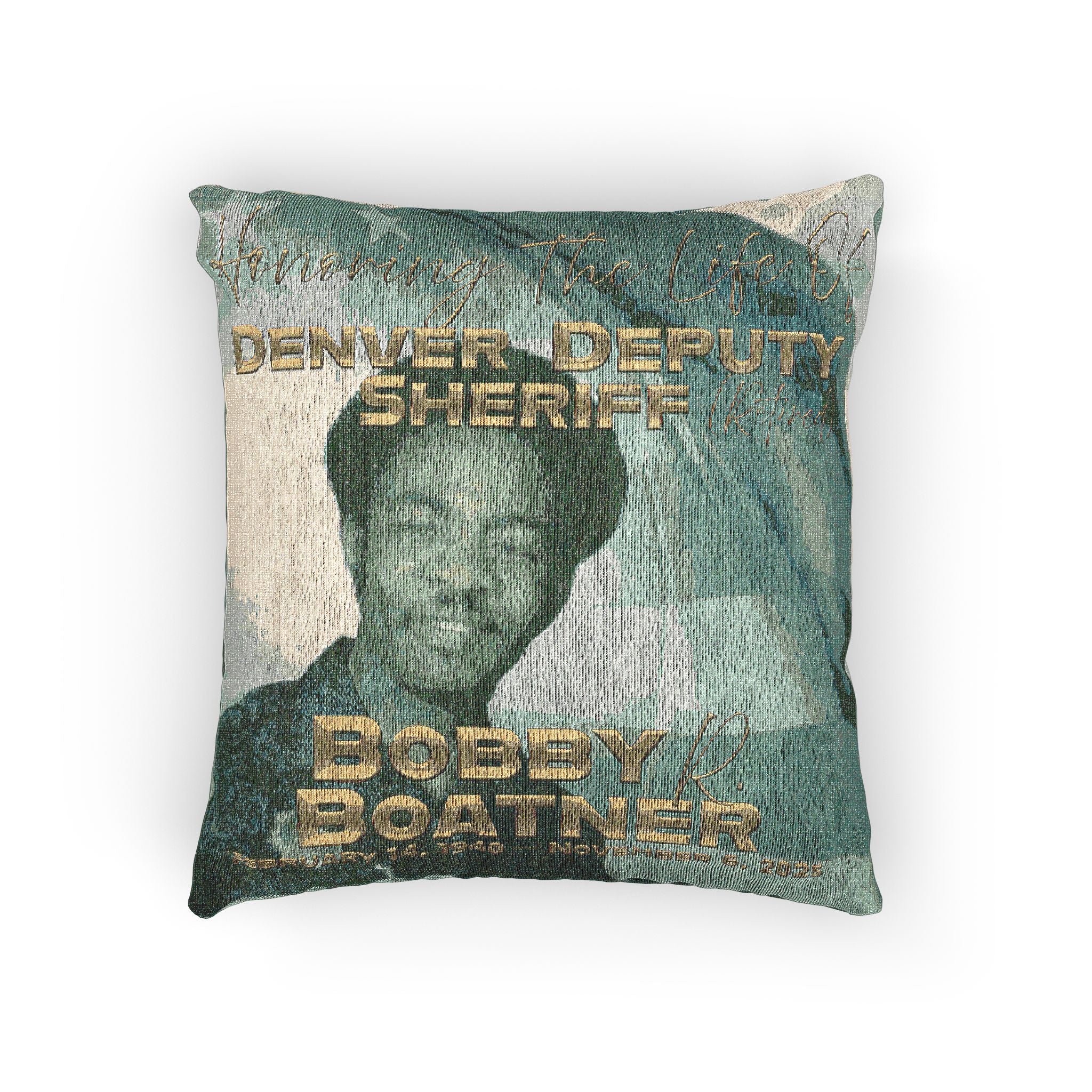 Bobby Boatner Woven Pillow