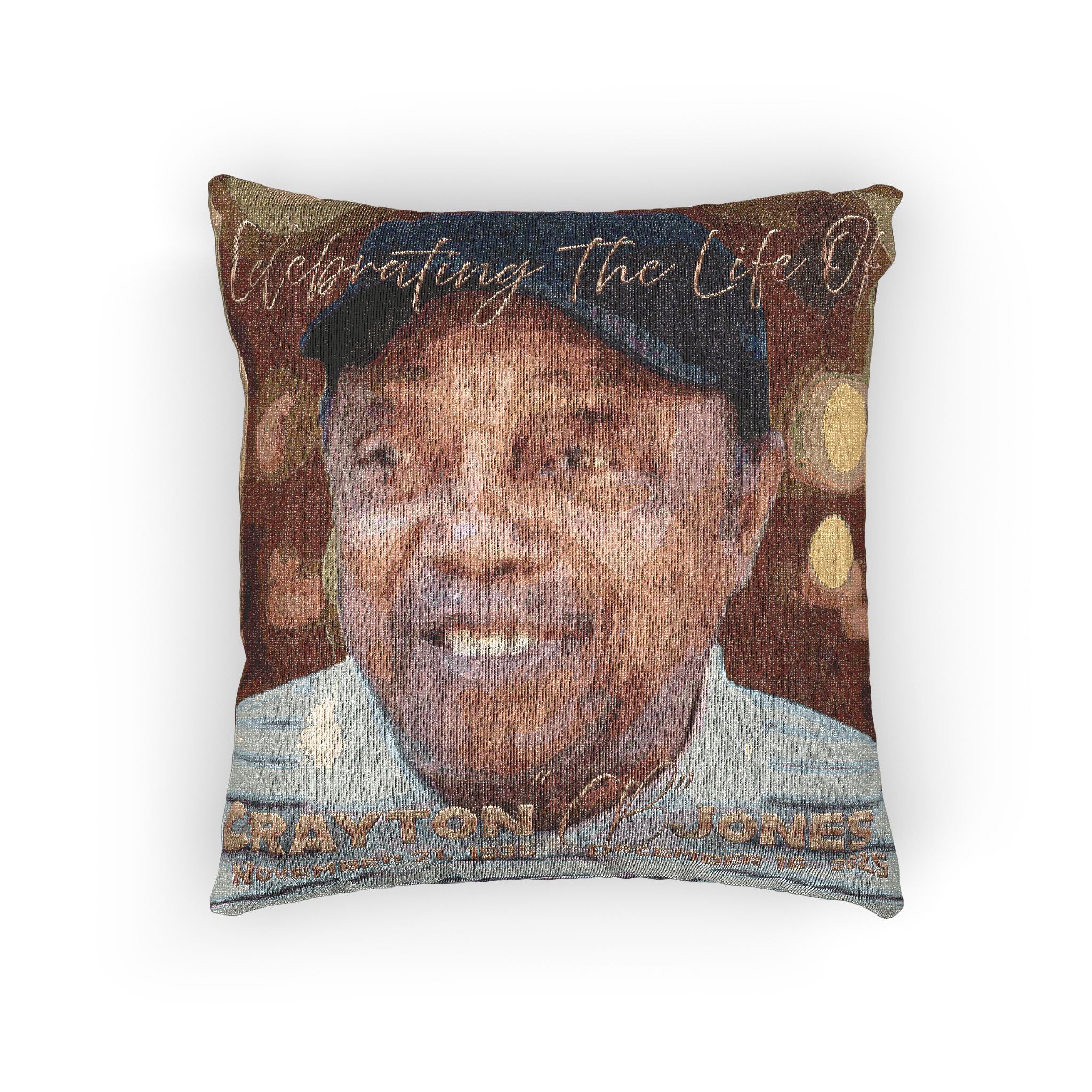 Crayton "CB" Jones Woven Pillow