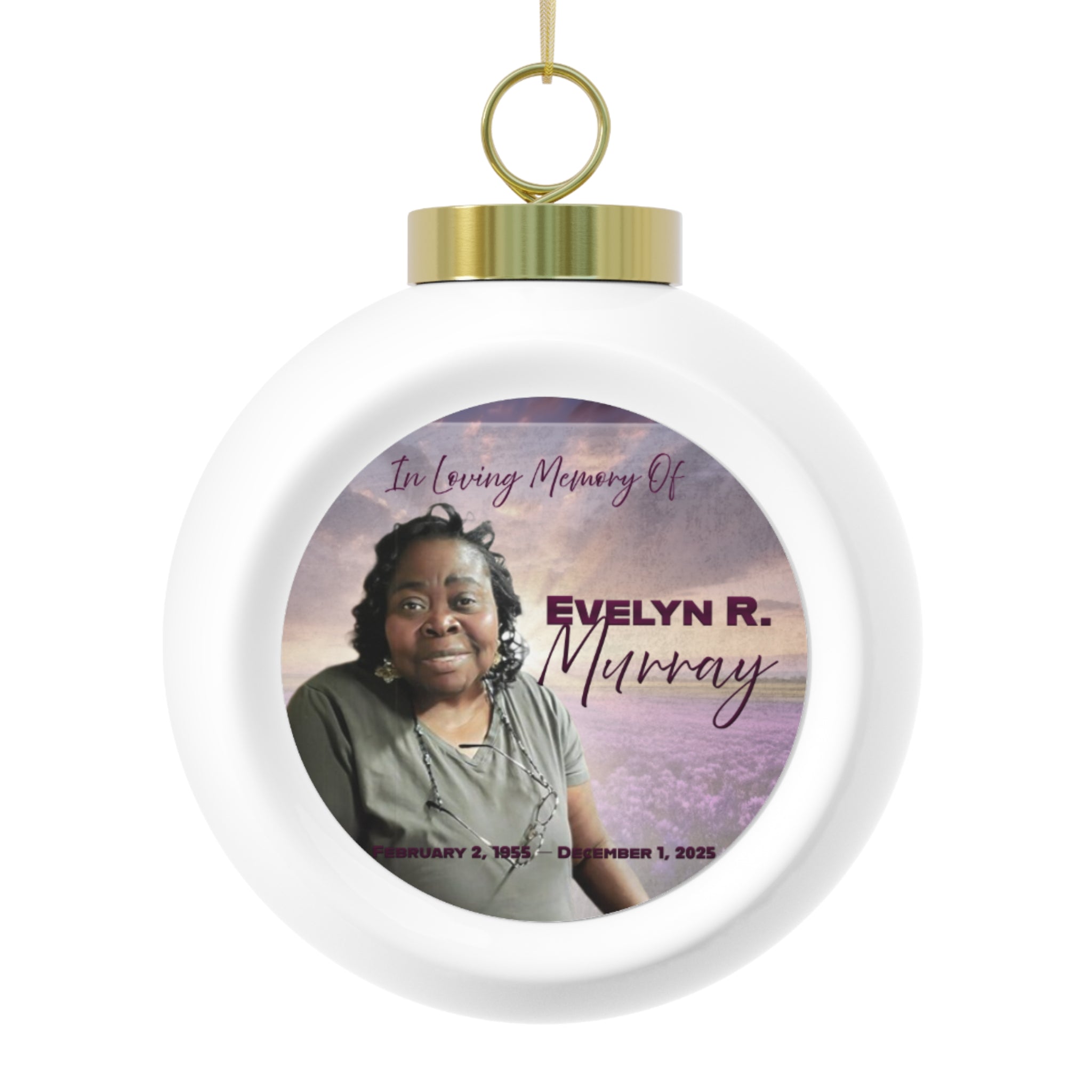 Evelyn R. Murray Christmas Ornament