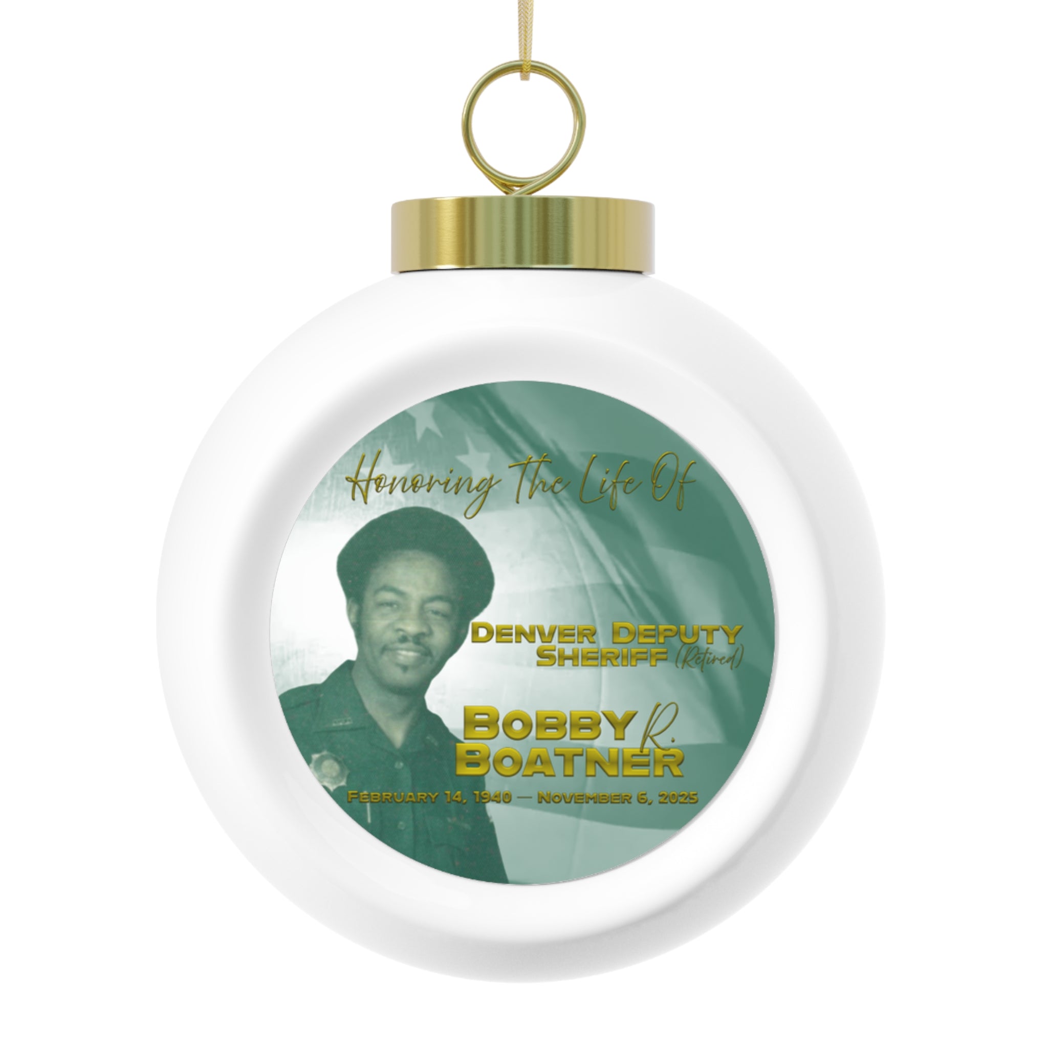 Bobby Boatner Christmas Ornament