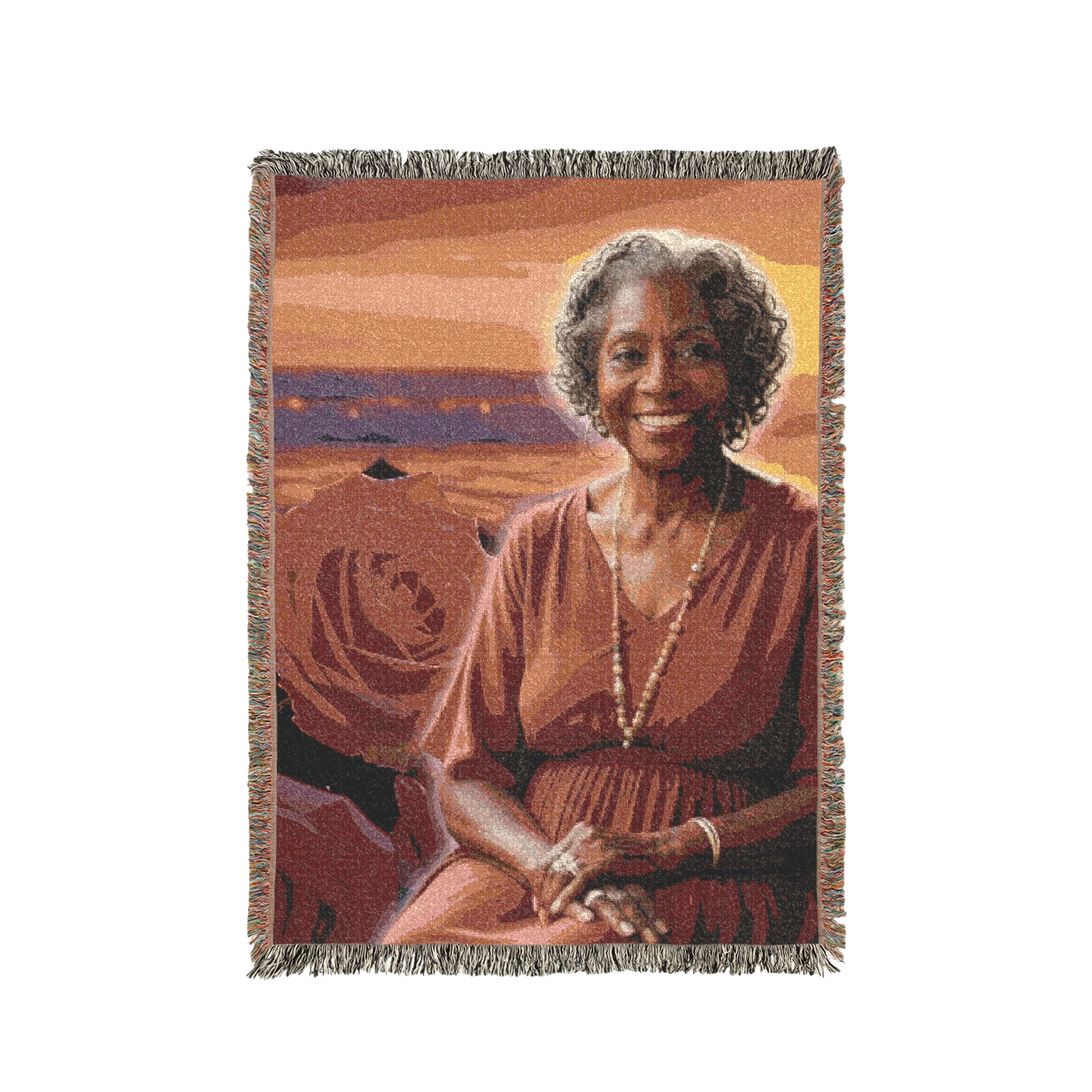 Custom Woven Memorial Blanket