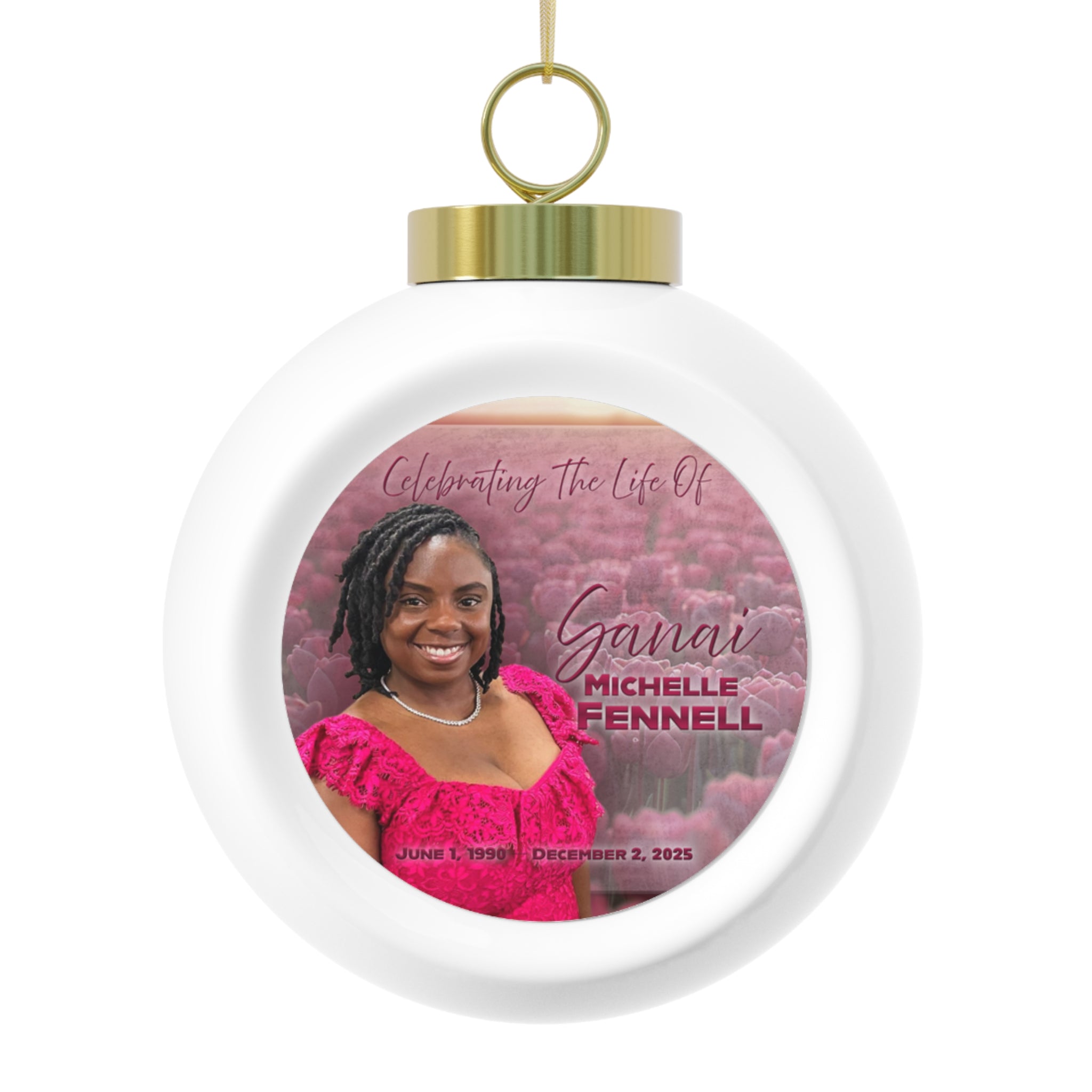 Sanai Michelle Fennell Christmas Ornament