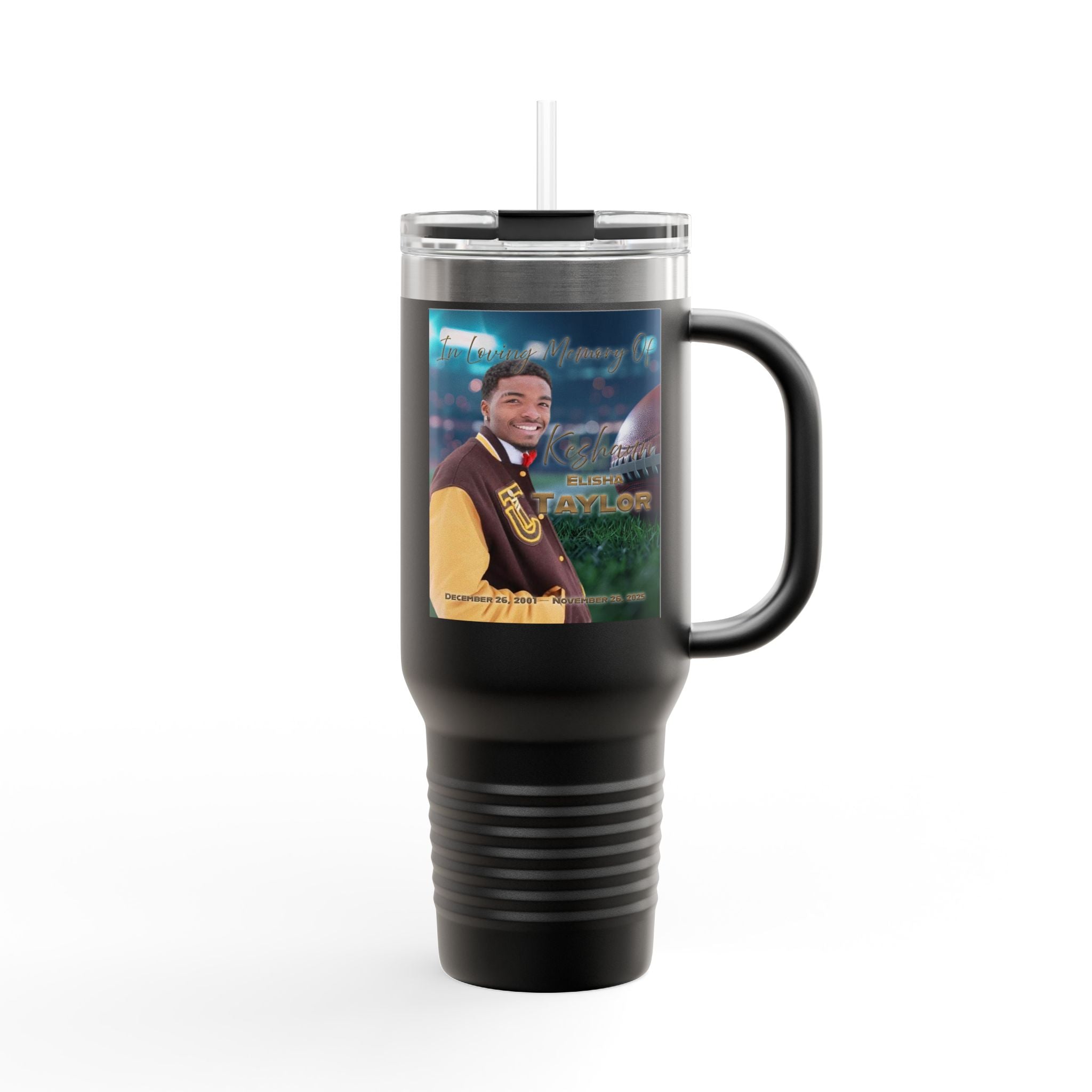 Keshaun Memorial 40oz Insulated Travel Mug