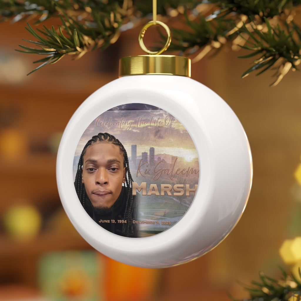 Ki Saleem Marsh Christmas Ornament
