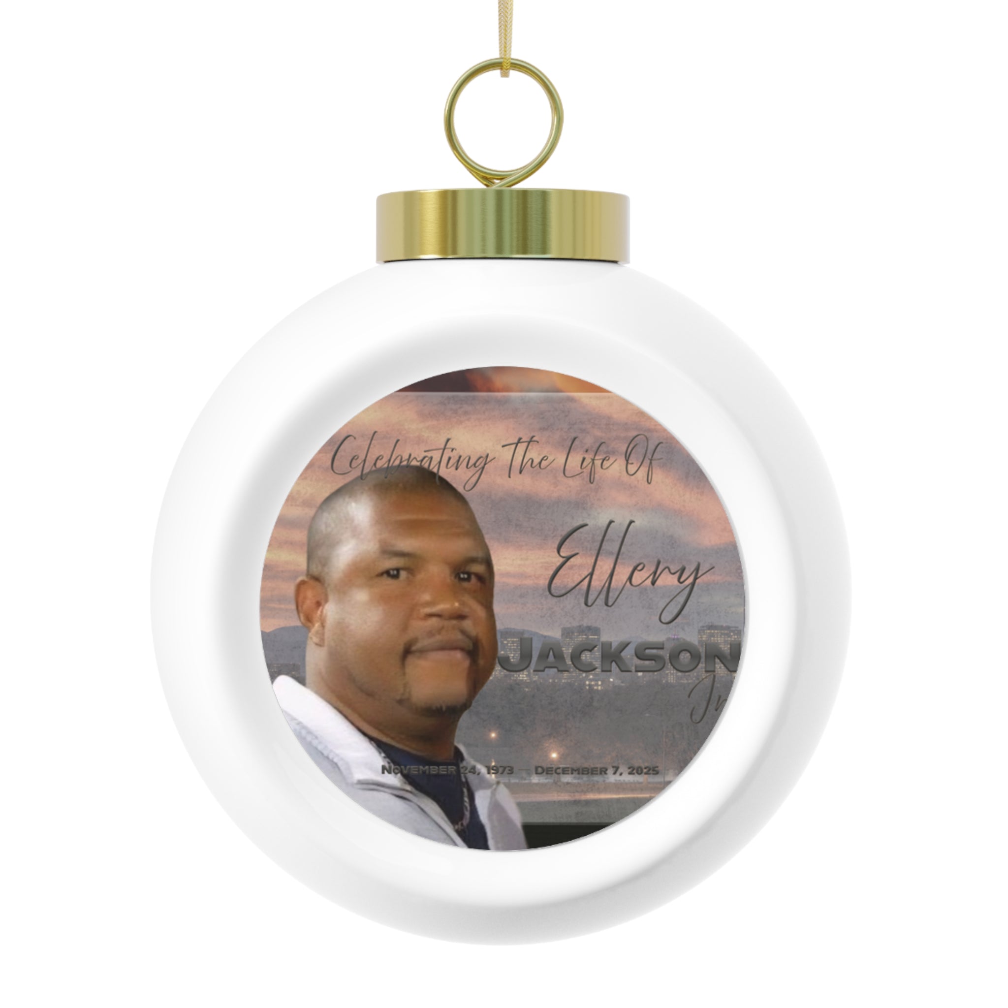 Ellery Jackson Jr Christmas Ornament