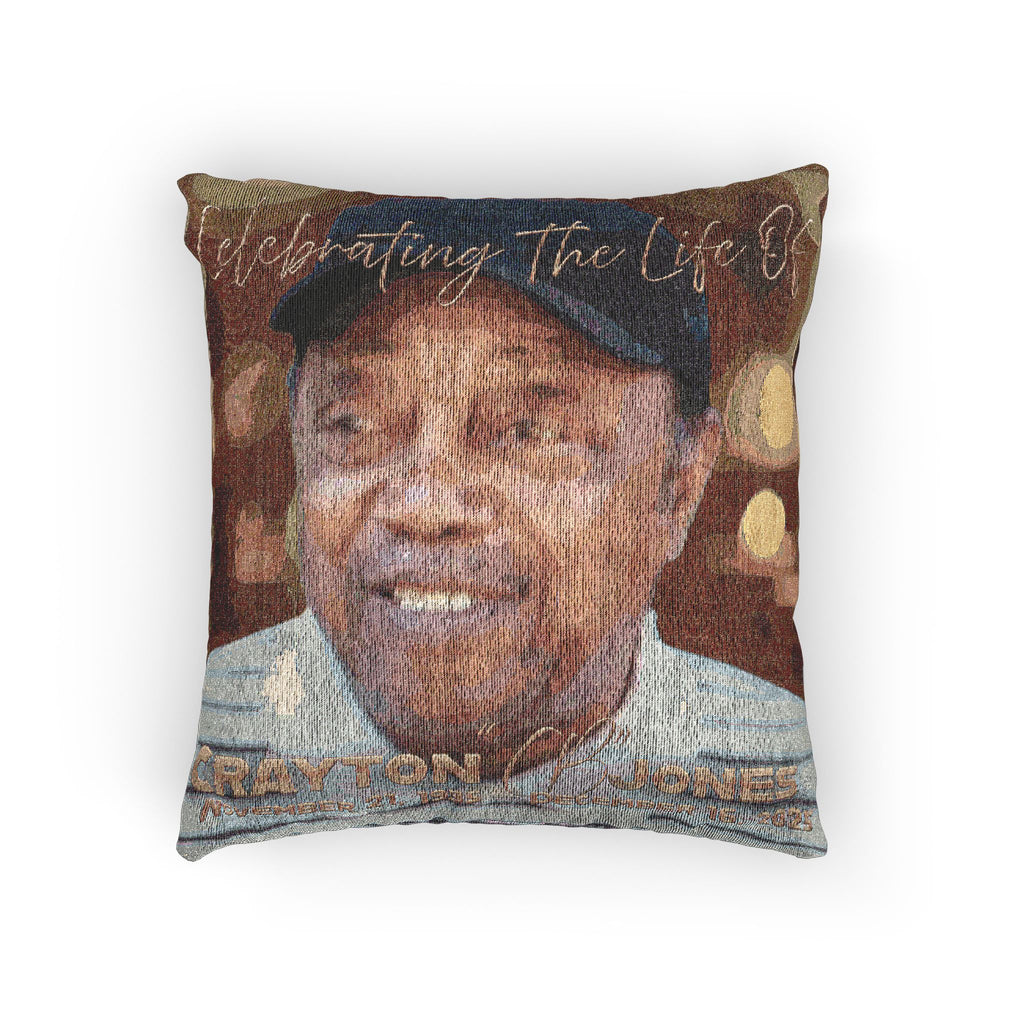 Crayton "CB" Jones Woven Pillow