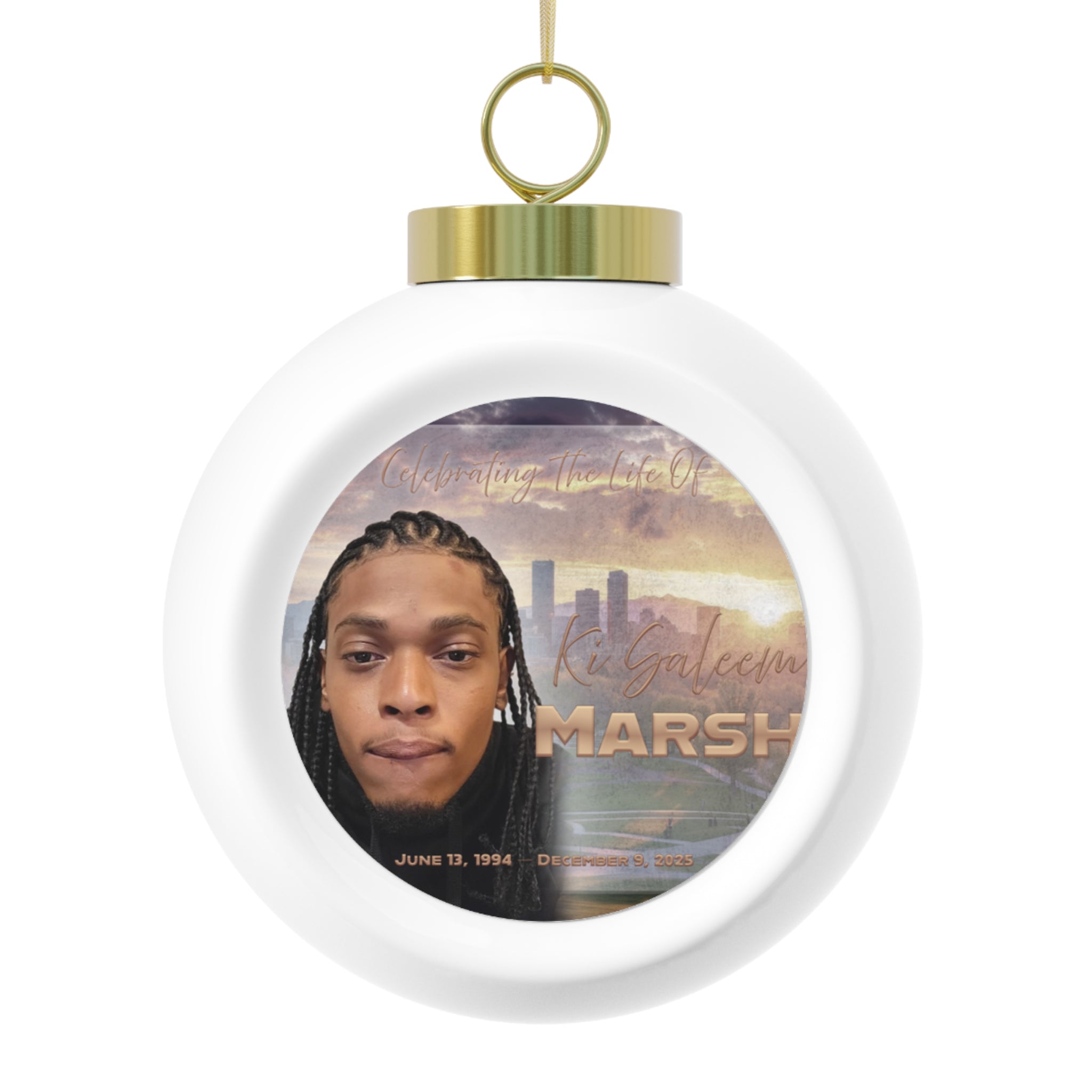 Ki Saleem Marsh Christmas Ornament