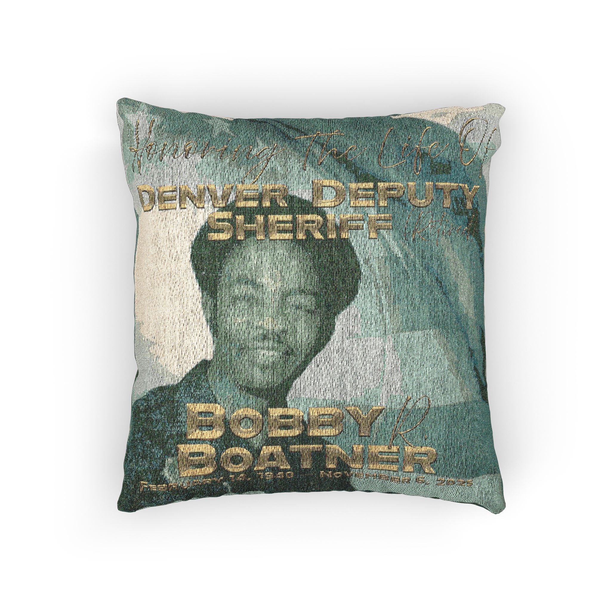 Bobby Boatner Woven Pillow